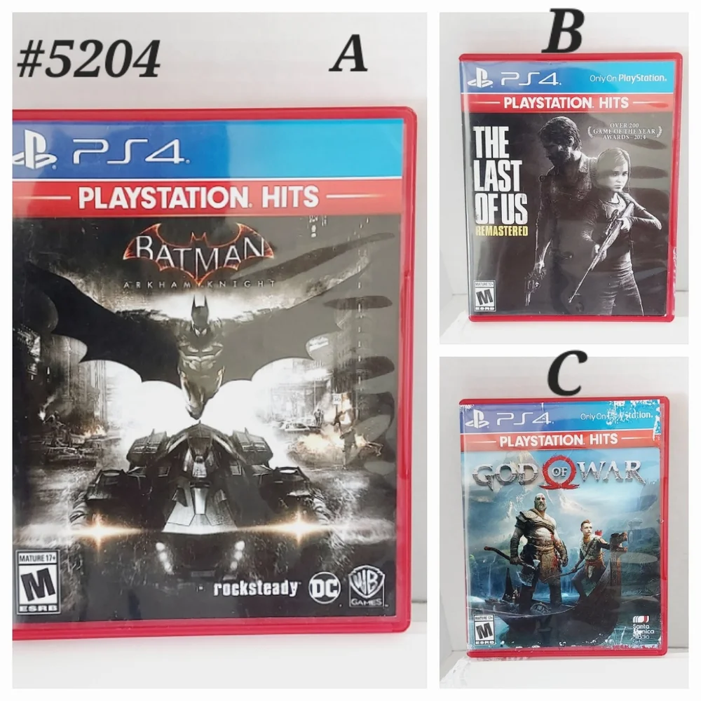 ❤️Last of Us 🤍Remastered PS4 Playstation Hits game discs